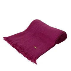 Nina Ricci 100%シルクニットロングケープコート マゼンタ ピンク