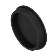uxcell 高温シリコンプラグ マウント 直径93.6mm/3.69インチ T字型ゴムストッパー 穴栓 パウダーコーティング プレート 防水シールプラグ 黒 1個入り（外径100mm/3.94インチ）