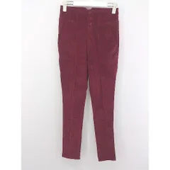 ◇ ◎ clear クリア タグ付 コーデュロイ スキニー パンツ サイズS ボルドー レディース P  【中古】 【1208220009660】