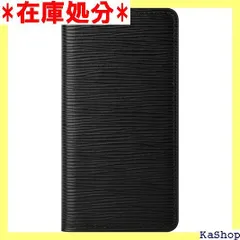 Xperia 1 VI ケース エクスペリア 本革 エンボスレザー スマホケース 手帳型 スマホ カバー 波模様 型押しレザー カード入れ マグネット不使用 SO-51E SOG13 SIMフリー ブラック 1534