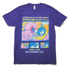 新品 正規品 FLAMING LIPS バンド Tシャツ ロックT Yoshimi Logo-Purple