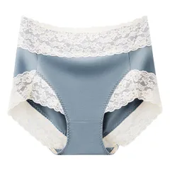 ショーツ レディース 深め お腹すっぽり 裾レース 深ばき 大きいサイズ ストレッチ スタンダード さらさら パンティ おしゃれ 上品 黒 紫 緑 青 rs-030