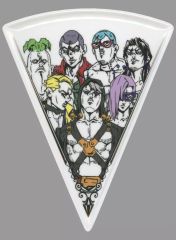 [중고] 접시·보울 집합 피자 플레이트 [이치반 복권 조조의 기묘한 모험 GOLDEN WIND] J상