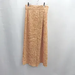 ◇ ⊂◎ UNITED ARROWS ユナイテッドアローズ ロング フレア スカート サイズM オレンジ系 レディース E  【1501230038362】