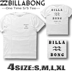 【2024年夏新作】 ビラボン Tシャツ メンズ 半袖 サーフブランド BILLABONG レギュラーフィット バックプリント Sサイズ～XLサイズ BE012-200-WHT