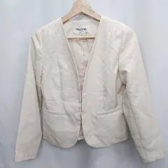 ◇ Θ MISCH MASCH 無地 長袖 テーラードジャケット サイズ36 ベージュ系 レディース E  【1505220008847】