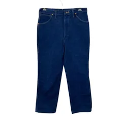 Wrangler デニムパンツ W34 ブルー ラングラー ジップアップ カジュアル ジーンズ アメカジ 古着卸 アメリカ仕入 2509-342