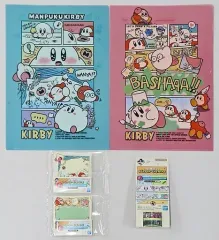 【中古】グッズセット 全4種セット わくわくコミック☆ステーショナリー 「一番くじ 星のカービィ コミックなカービィ＆フレンズ」 F賞