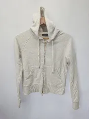 ◇ ⊇ URBAN RESEARCHアーバン リサーチ シンプル 長袖 ジップアップパーカー サイズF ライトグレー系 レディース E  【1411130007200】