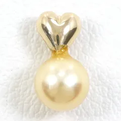 14K　YG　ペンダントトップ　パール（真珠）　総重量約0.4g