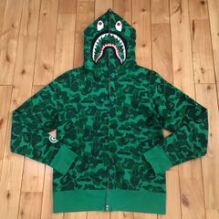 渋谷限定 BAPE camo シャークパーカー shark ベイプ ape 迷彩