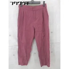 ◇ JOURNAL STANDARD relume リネン混 パンツ サイズ38 バーガンディ系 レディース 【中古】 【1102150011598】