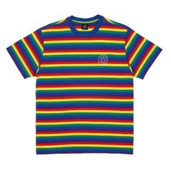【新品・未使用】ODD FUTURE STRIPE S/S T-SHIRTS (DONUT) RAINBOW