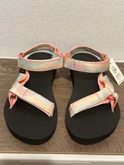 【新品未使用】 Teva 1124231 W ORIGINAL UNIVERSAL TIE-DYE US7 24cm TEVA テバ サンダル レディース メンズ オリジナル ユニバーサル 黒 ブラック スポーツサンダル スポサン アウトドア 海 川 ★