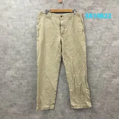 DOCKERS ベージュ ジップフライ チノパンツ 34x32 実寸W34in USA 海外輸入 古着 SK10633