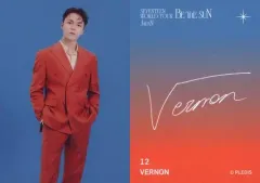 【中古】コレクションカード(男性) 12：SEVENTEEN/VERNON(バーノン)/「SEVENTEEN WORLD TOUR [BE THE SUN] - JAPAN」フォトカード