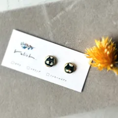 猫 ネコ 金継ぎ 陶器 ピアス イヤリング ノンホールピアス 猫の日 にゃんこ 子猫 やきもの ギフト プレゼント 贈り物 誕生日 母の日 バレンタイン ねこ ゴールド 金 ブラック 黒