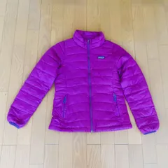 patagonia パタゴニア ダウンジャケット サイズ L 12 KIDS ENFANTS キッズ パープル系