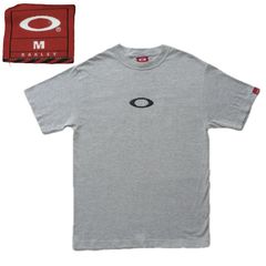 【90s】"赤タグ" vintage OAKLEY gray Tshirt archive