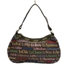 LESPORTSAC(レスポートサック) ハンドバッグ - ダークブラウン×ピンク×マルチ