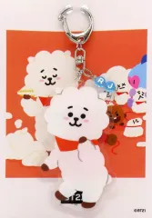 【中古】グッズセット RJ(ジン) 5周年記念 ポストカードキーチェーンセット 「BT21」 MUSEUMシリーズグッズ