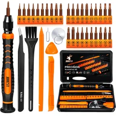 三角/Y型ネジ ドライバー Y000/Y00/Y0/Y1 DIY工具 Torx T1 T2 T3 T4 38個精密ドライバーセット T5 T6 T7 T8 T9 JOREST T10 T15 T20 星型P2/P5/P6等とるくすドライバーセットはに適していまのサムネイル