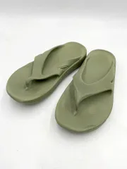 OOFOS ウーフォス リカバリー サンダル sizeM9/W11/緑 ■◆メンズ
