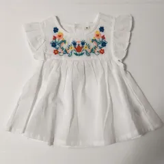 子供服 ベビー服 キッズ服 花柄刺繍 90cm