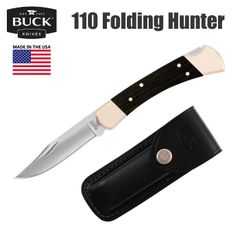 BUCK バックナイフ 110 フォールディングハンター 110BRS Folding Hunter ロックバック式 折りたたみ式 ハンティングナイフ シースナイフ サバイバル キャンプ アウトドア 釣り