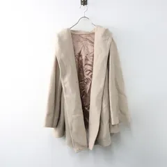 エリン ELIN フード付き リバー ショートコート/ベージュ アウター ブルゾン 羽織り ジャケット 上着 【2400014353891】