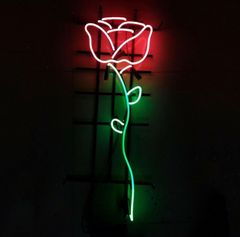 ネオンサインオーダーメイド　はな ネオン看板 手作り　寝室 部屋　オリジナル　 デコレーション バー カフェ Flower Shop 喫茶店 花屋 室内装飾 壁掛け 飾り品 省エネ ネオンライト 装飾壁 看板 (Flowers)