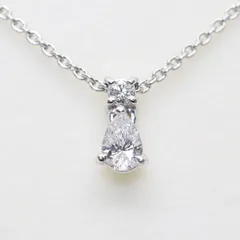 StarJewelry プラチナダイヤモンドネックレス0.12カラット