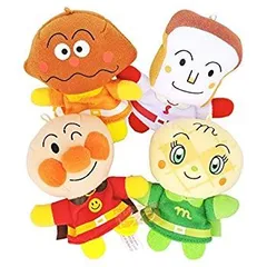 【中古】それいけ！アンパンマン　ふわふわ指人形２　４種類　Ｂセット n5ksbvb