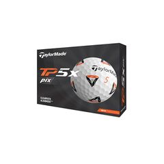 TAYLOR MADE TP5x pix Golf Balls, 5-Piece, 2021 Model, N0803301 White