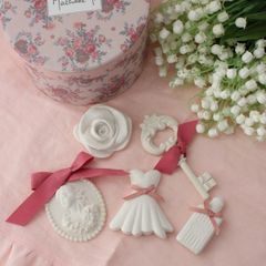 マチルドエム フランス センティッドデコ （限定ＢＯＸ5個セット  マーキーズ653)  アロマストーン アロマ 飾り マチルドM Mathilde M. シャビーシック アンティーク風 輸入雑貨 アンティーク 雑貨 姫系 おしゃれ