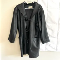 【極美品】courreges クレージュ レザージャケット ノーカラー羊革 黒 極美品】courreges クレージュ レザージャケット ノーカラー羊革 黒