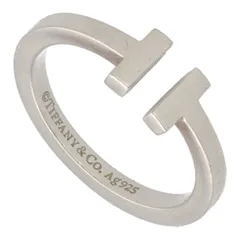 週末値下❣️ティファニー TIFFANY&Co. Tスクエアリング Tワイヤー ☆Tiffany & Co☆ Tiffany T スクエアリング (Tiffany & Co/指輪