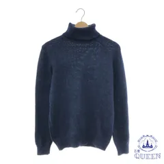 ☆美品☆ UNIQLO ユニクロ トップス セーター タートルネック ニット 長袖 レディース ブルー M 901-10567 送料無料 古着