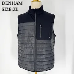 ★美品★【DENHAM デンハム】キルティングダウンベスト ブラック 2025年最新】DENHAM メンズ ダウンベスト・キルティングベストの