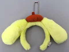 【中古】キーホルダー ポムポムプリン ミニカチューシャマスコットホルダー 「サンリオキャラクターズ」