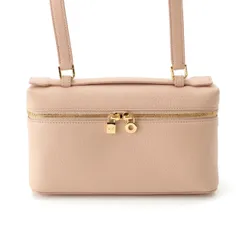 ロロピアーナ Extra Pocket L19 エクストラ ポケット カーフスキン 2way トップハンドル ショルダーバッグ ミニ ボックス ピンク【中古】のサムネイル