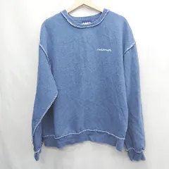◇ ⊇ muahmuah ムーアムーア 長袖 スウェットトレーナー サイズF ブルー系 レディース E  【1503060003800】のサムネイル