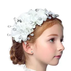 【新品】 [MajuMaju]ヘアアクセサリー ピアノ発表会 ヘッドドレス 女の子 子供 手作り ハンドメイド アレンジ 髪飾り(C) (PFD06) 1