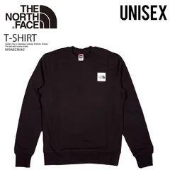 THE NORTH FACE (ノースフェイス) SUMMER LOGO CREW (サマー ロゴ クルー ) メンズ トップス カットソー 長袖 Tシャツ ロンT ロングスリーブ コットン ボックスロゴ BLACK (ブラック) 黒 NF0A8238JK3