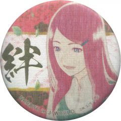 【中古】バッジ・ピンズ(キャラクター) うずまきクシナ 「NARUTO＆BORUTO J-WORLD絵巻 絆 ～結び～ 56mm和紙缶バッジ 第七班/父と母と」