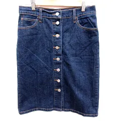 リーバイス Levi's スカート デニム タイト ひざ丈 27 L インディゴ /RT