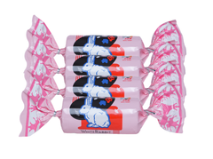 【4点セット】 あずき味 大白兎ミルクキャンディー39ｇ キャンデー型ラッピング　WHITE RABBIT　懐かしい　麦芽糖　ヌガー
