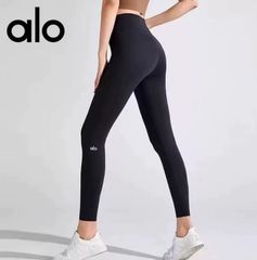 新品 Alo アロヨガ トレーニングパンツ ハイウエスト ヨガウェア レディース リラックスパンツ 運動 カジュアル 吸汗速乾 6色