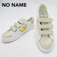 美品 NO NAME スニーカー ベルクロ ラメ グリッター 厚底 36 美品 NO NAME スニーカー ベルクロ ラメ グリッター 厚底 36