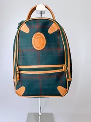 トラサルディ キャディーバッグ レザーオールキャメル 希少品